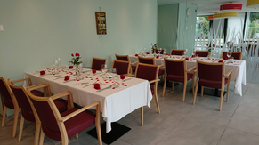 Tischdeko bei einem Anlass